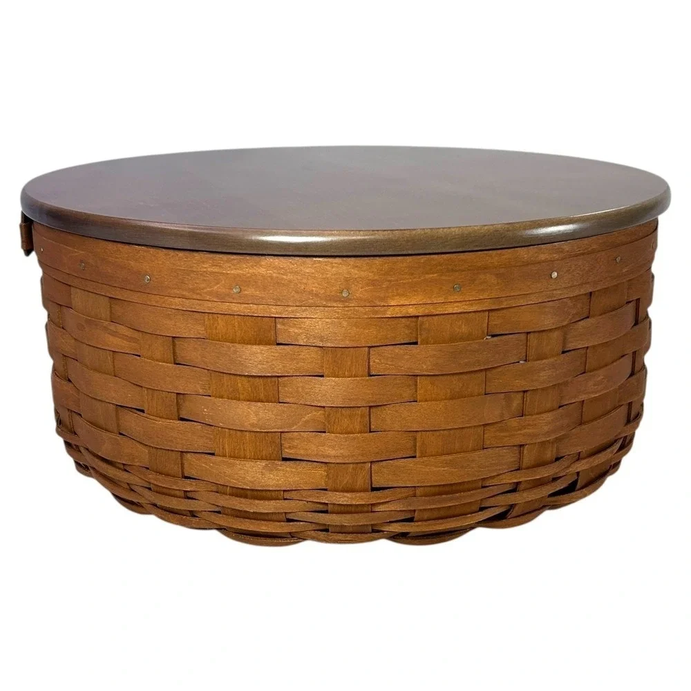 Longaberger‎ ROUND KEEPING Basket 2008 13